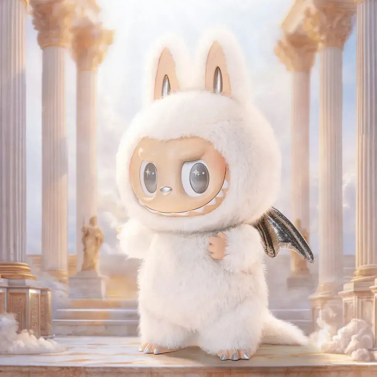 Figurine géante Labubu Zimomo 58 cm – édition collector en PVC et résine, design original LabubuMonde.