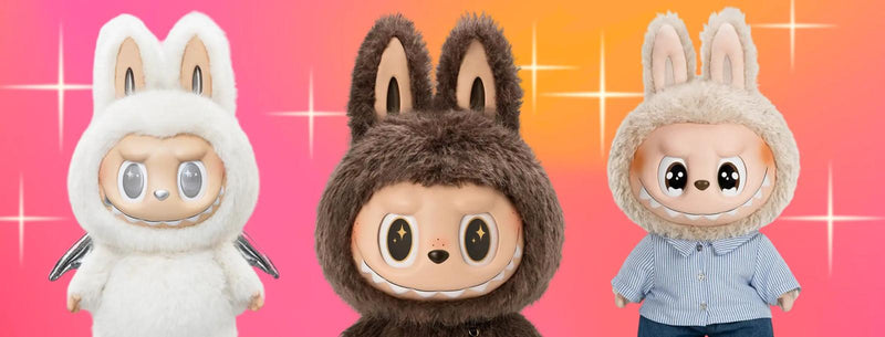Peluches kawaii Labubu à collectionner, édition limitée Pop Mart
