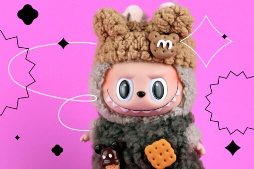 Personnage Labubu au design artistique