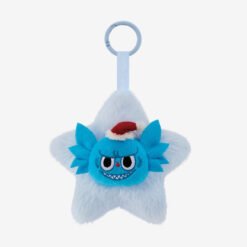 Labubu Sparkly Plush Pendant – Porte-Clés Peluche Surprise (Blind Box) - Bleu