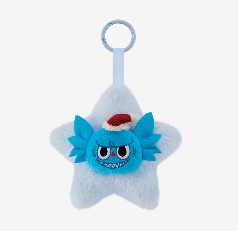 Labubu Sparkly Plush Pendant – Porte-Clés Peluche Surprise (Blind Box) - Bleu