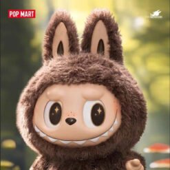 Zimomo 58 cm – Édition Géante Collector Labubu Marron figurine en peluche de concept artistique.