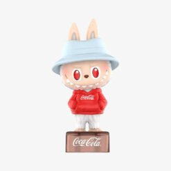 Figurine Labubu Coca-Cola – Collector et adorable-coffret complet 12 pièces, figurine en vinyle avec chapeau et sweat-shirt.