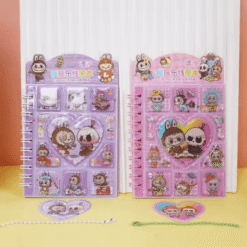 Bloc-notes Labubu – Pratique, Mignon et Collector - Deux blocs-notes colorés avec illustrations amusantes.