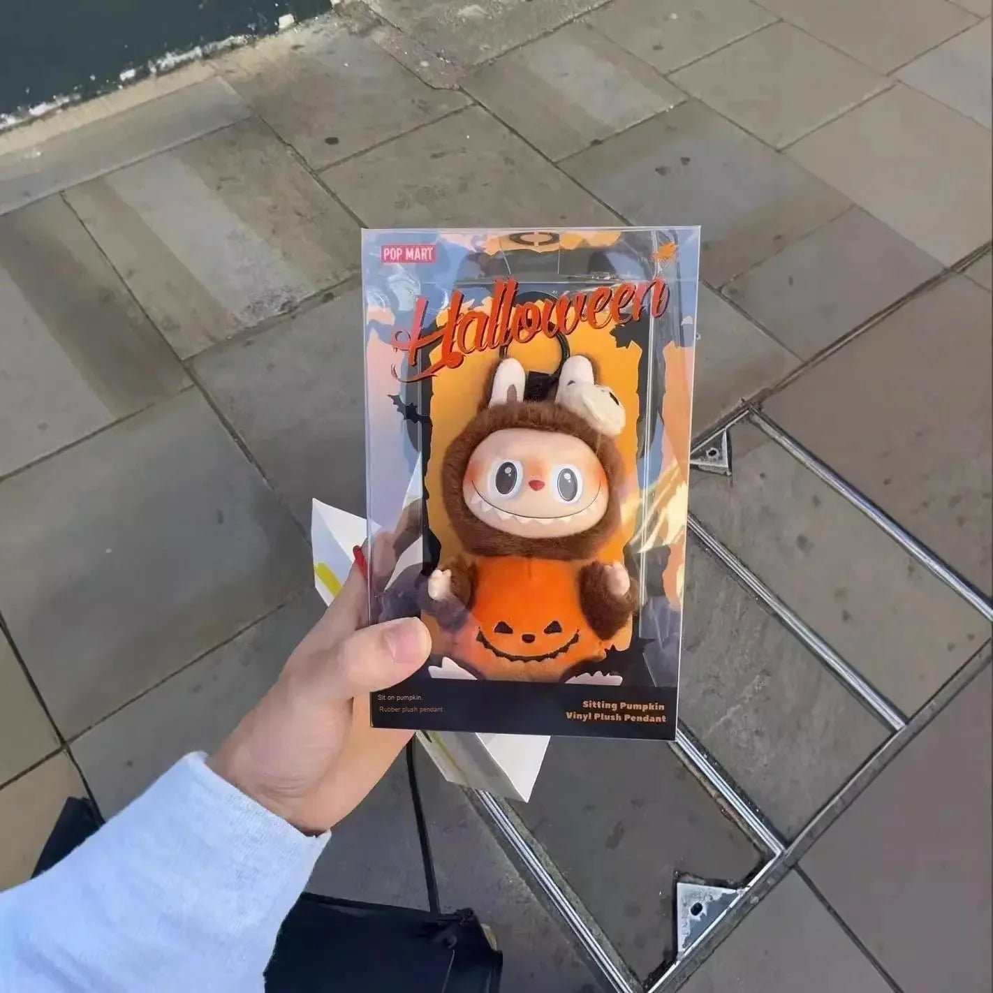 Labubu Happy Halloween – Figurine collector festive et adorable, Peluche Labubu Vinyl Doll dans son emballage.