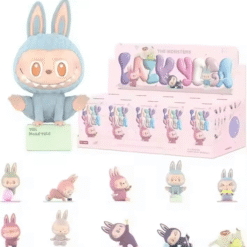 Labubu Lazy Yoga – La Figurine du Zen et de la Détente coffret complet 12 pièces en présentation colorée.