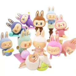 Labubu Lazy Yoga – La Figurine du Zen et de la Détente coffret complet 12 pièces avec des figurines de yoga mignonnes.